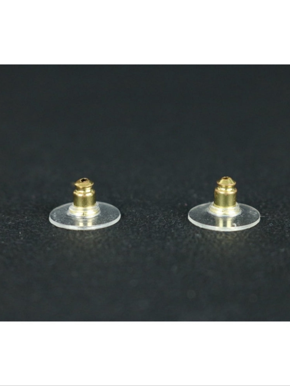Chanel 2022 Studded Pierced Earrings with Leather Braided Gold Tone LIKE NEW! - Picture 7 of 10